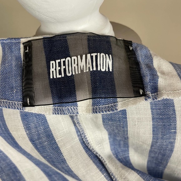 Reformation Cecilia Linin Mini Dress - Picture 7 of 10